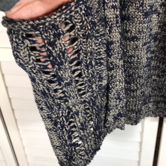 🍄 Anthropologie Akemi + Kin Navy Marin Cardigan - Picture 10 of 12